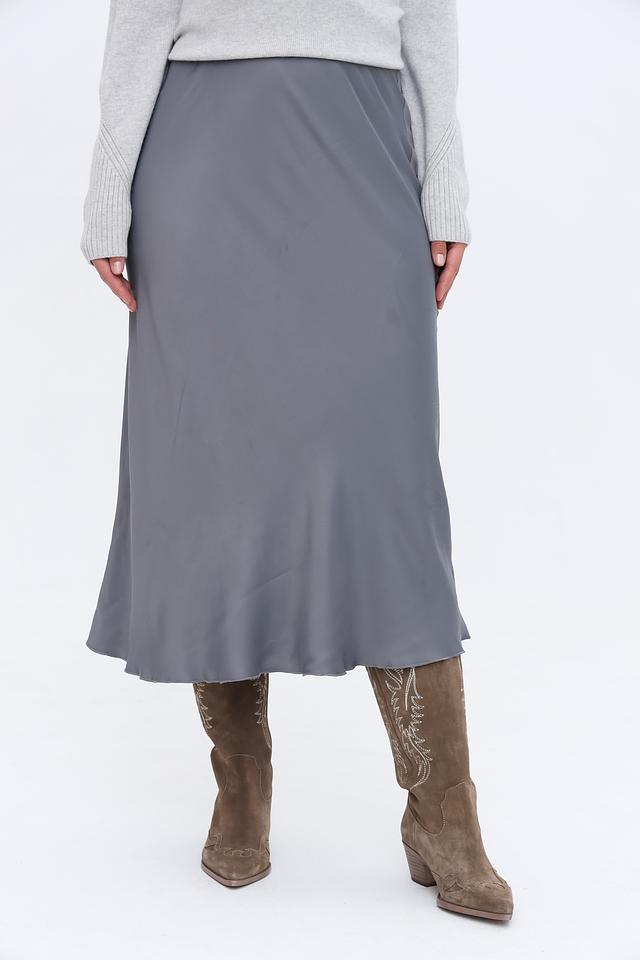 Юбка Lecomte серая миди