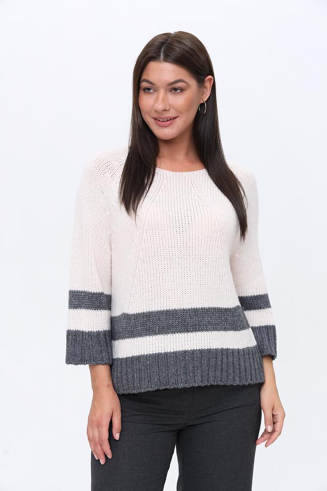 Пуловер Lecomte с полосками