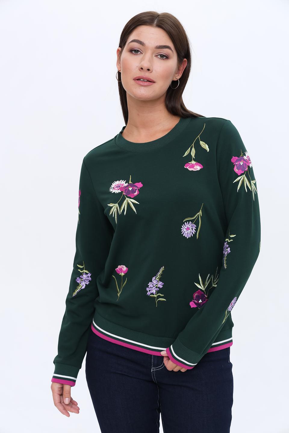 Пуловер Just Valeri с вышивкой