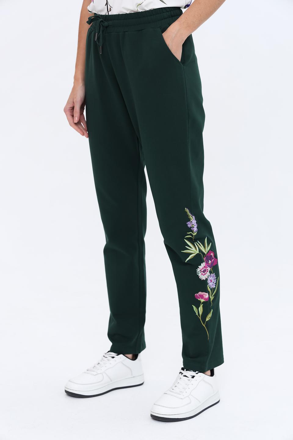 Брюки Just Valeri с вышивкой