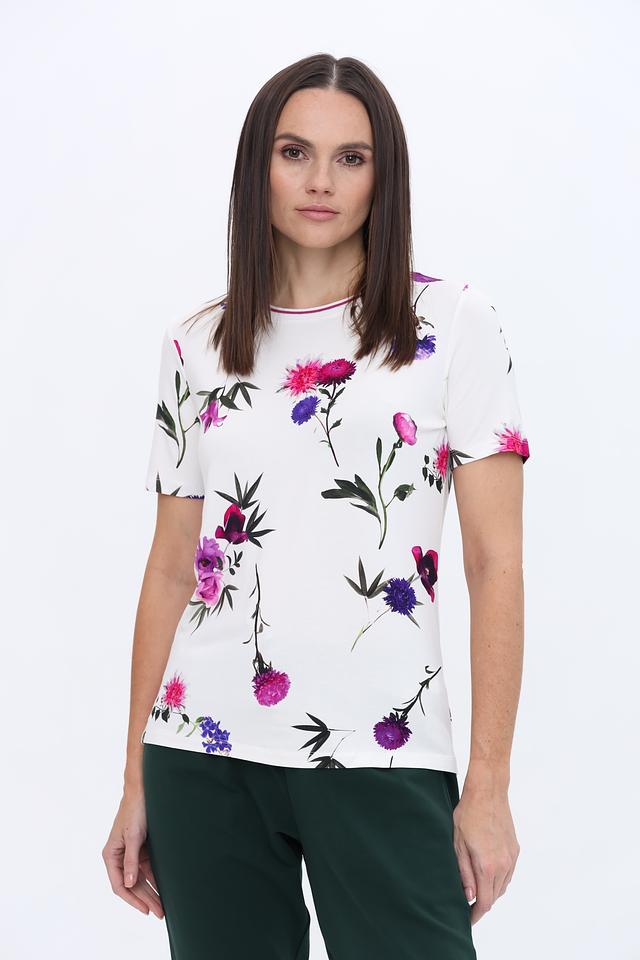 Футболка Just Valeri с цветочным принтом