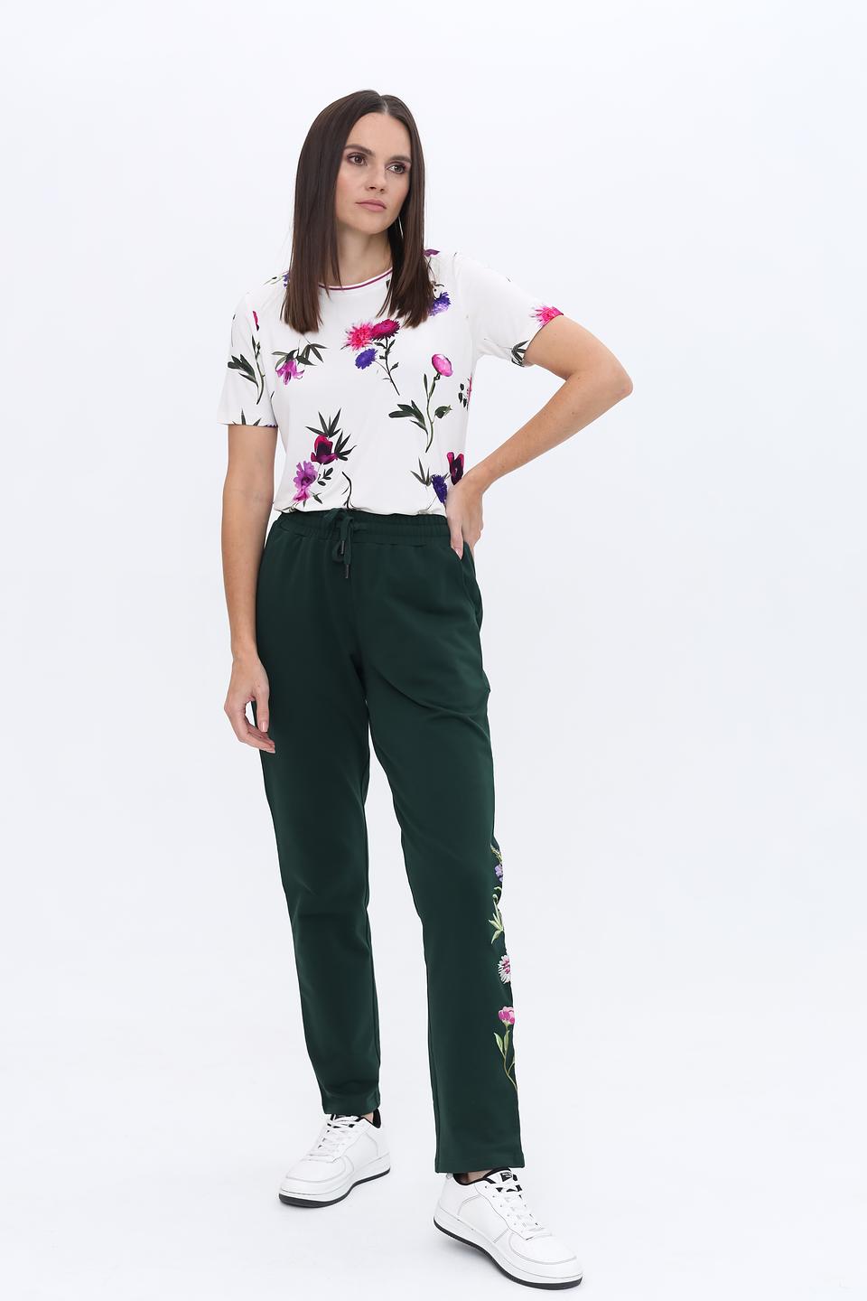 Футболка Just Valeri с цветочным принтом