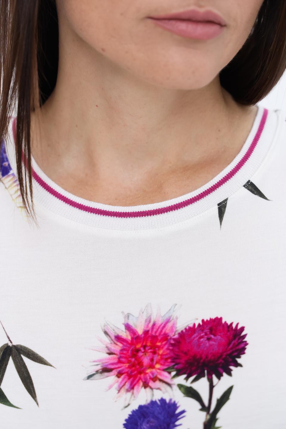 Футболка Just Valeri с цветочным принтом