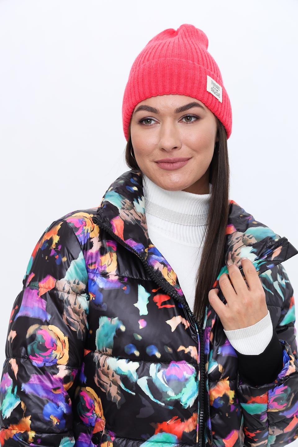 Шапка Marhatter вязаная розовая