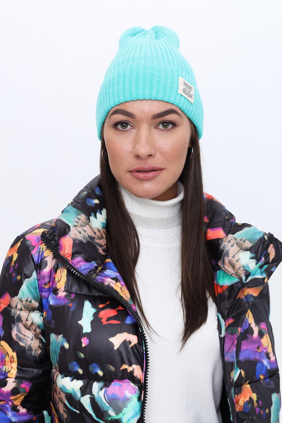 Шапка Marhatter бирюзовая