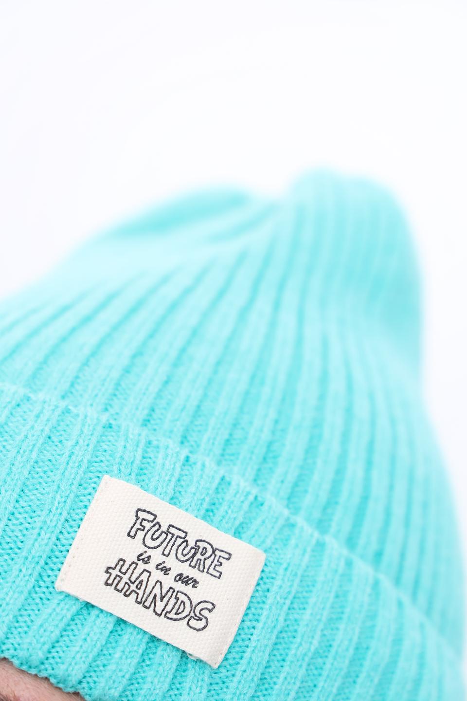 Шапка Marhatter бирюзовая