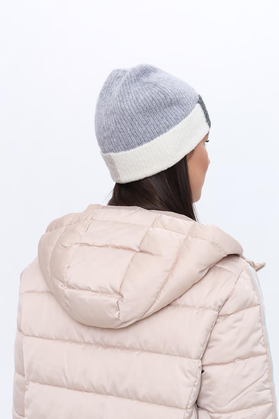 Шапка Roeckl двухцветная серая