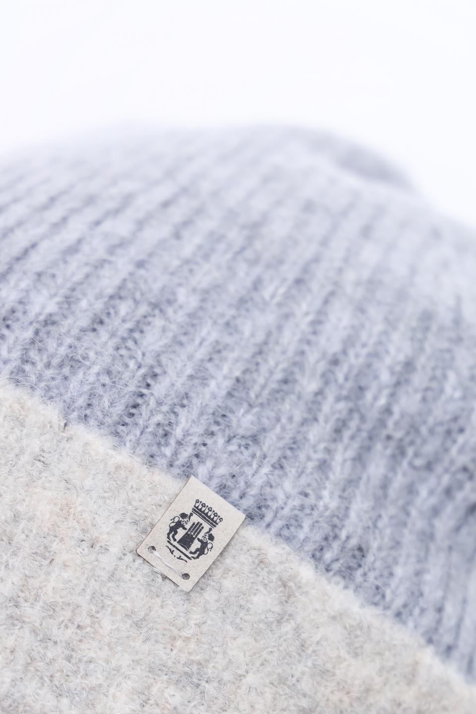 Шапка Roeckl двухцветная серая