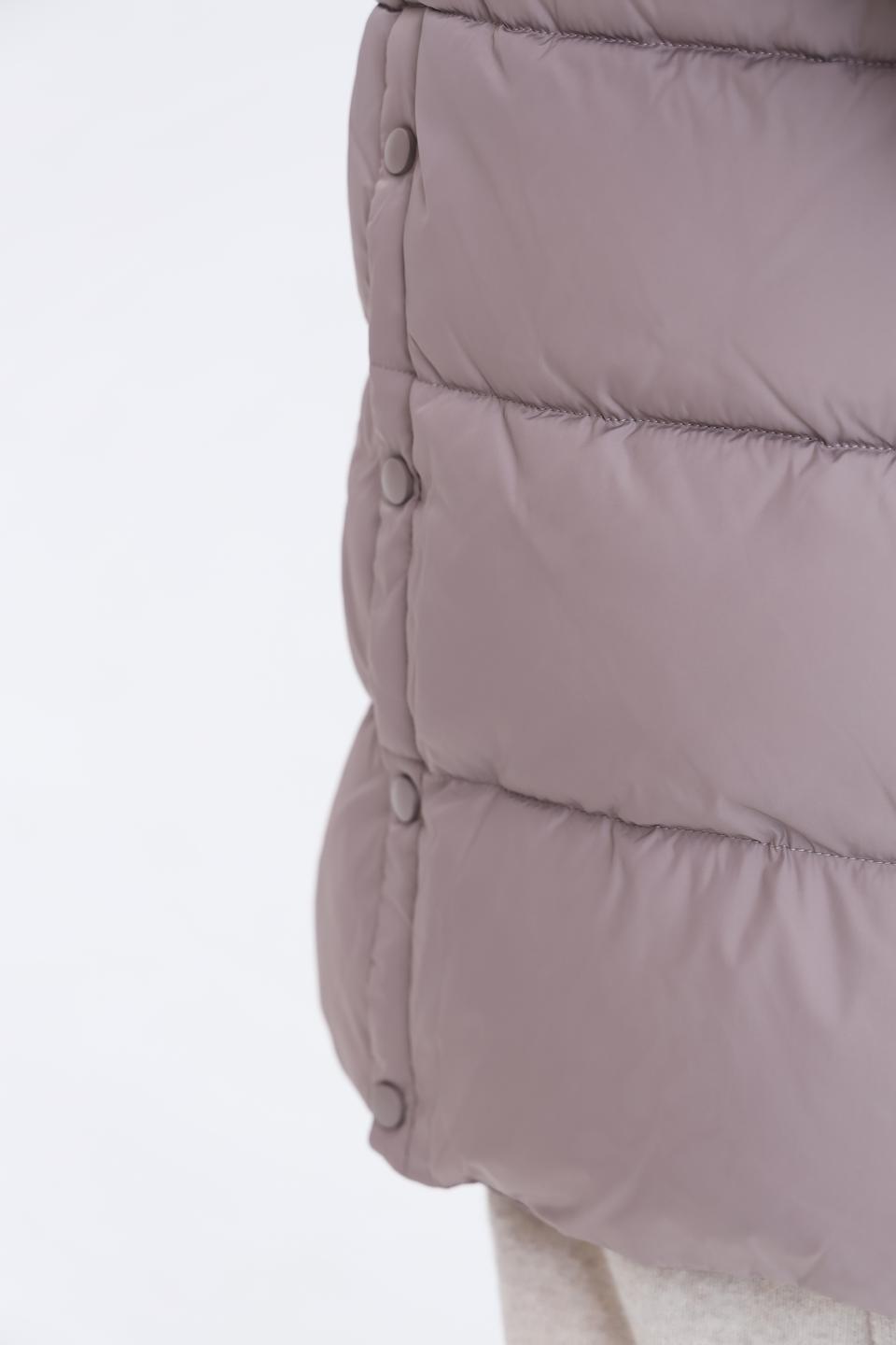 Пальто Pezzo стеганое лавандовое