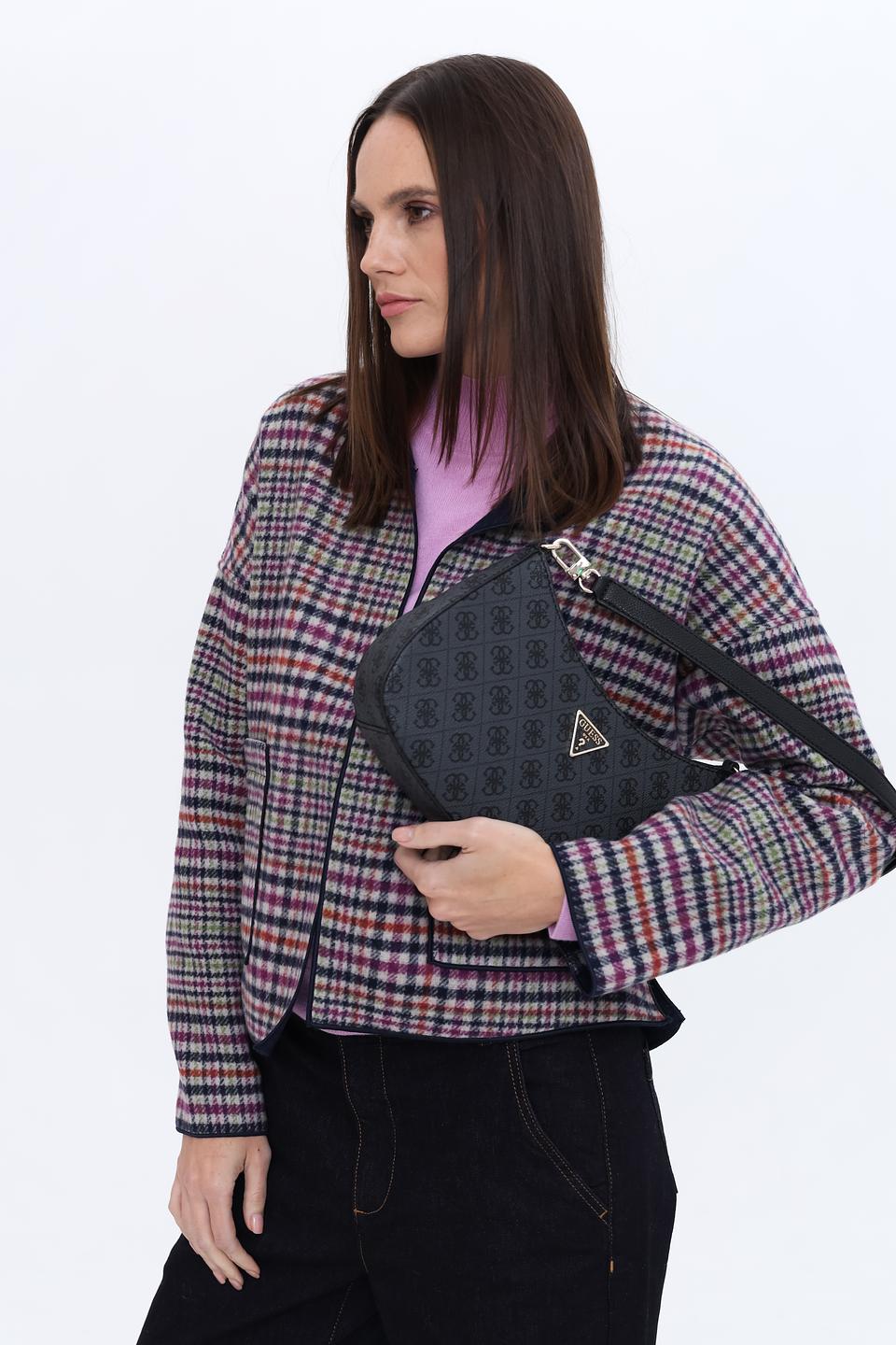 Сумка Guess с логотипом чёрная