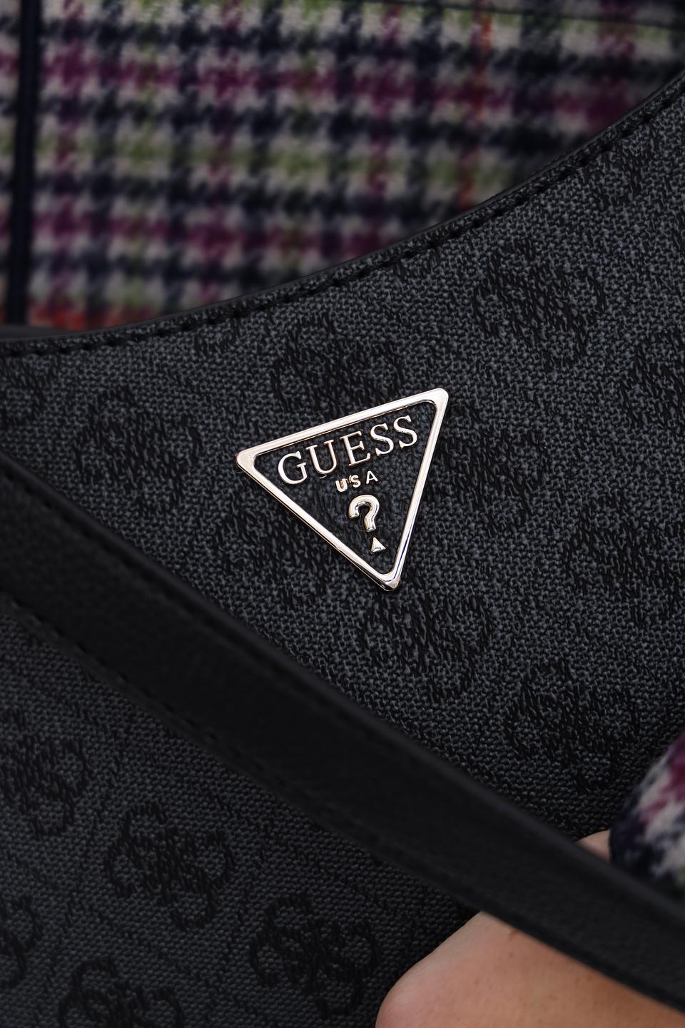 Сумка Guess с логотипом чёрная