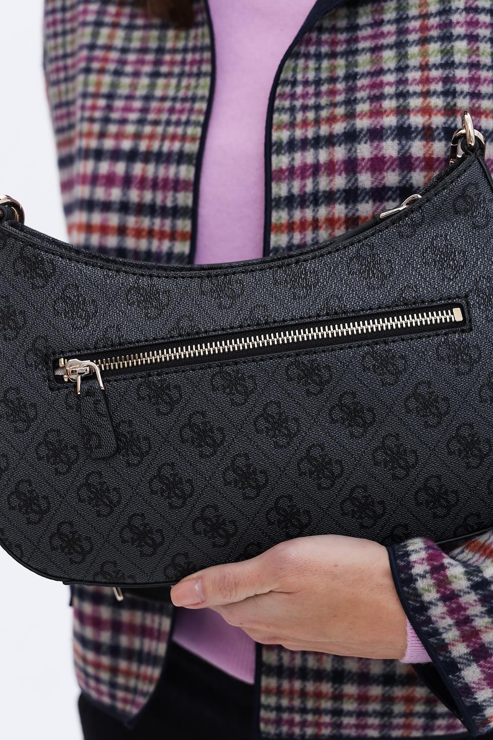 Сумка Guess с логотипом чёрная