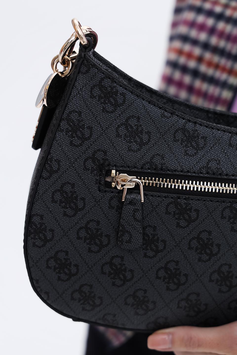 Сумка Guess с логотипом чёрная