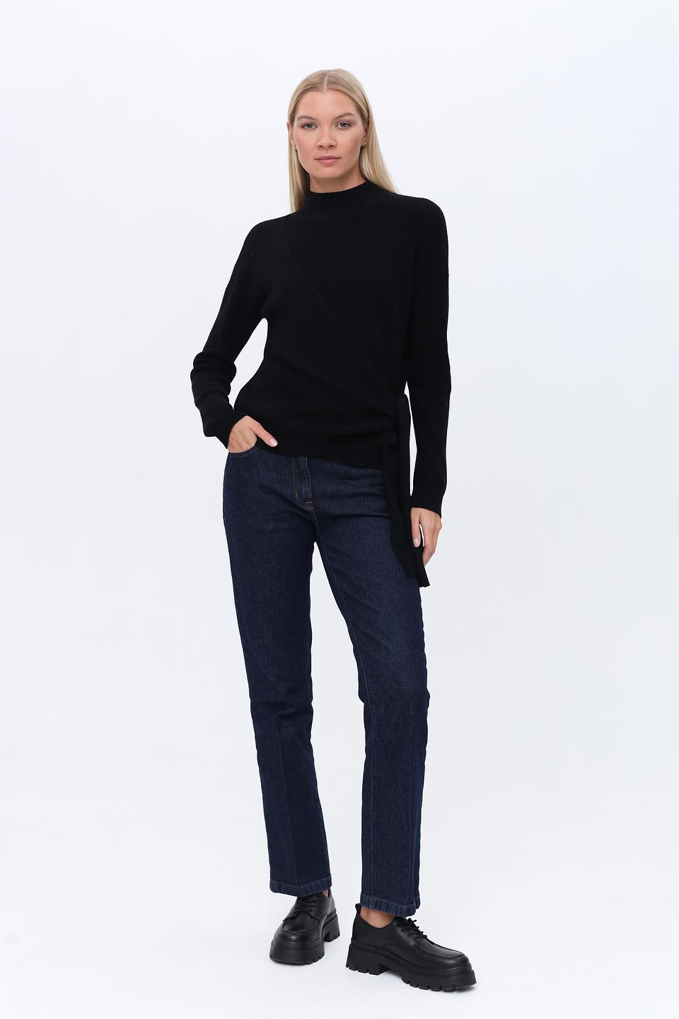 Джемпер Penny Black с запахом чёрный