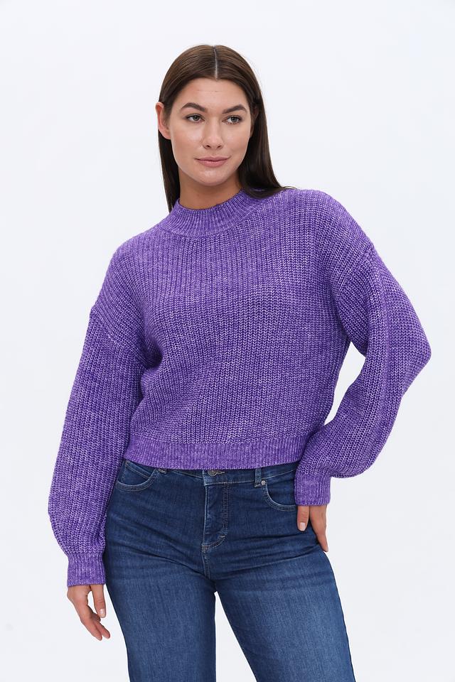 Пуловер Tom Tailor denim фиолетовый