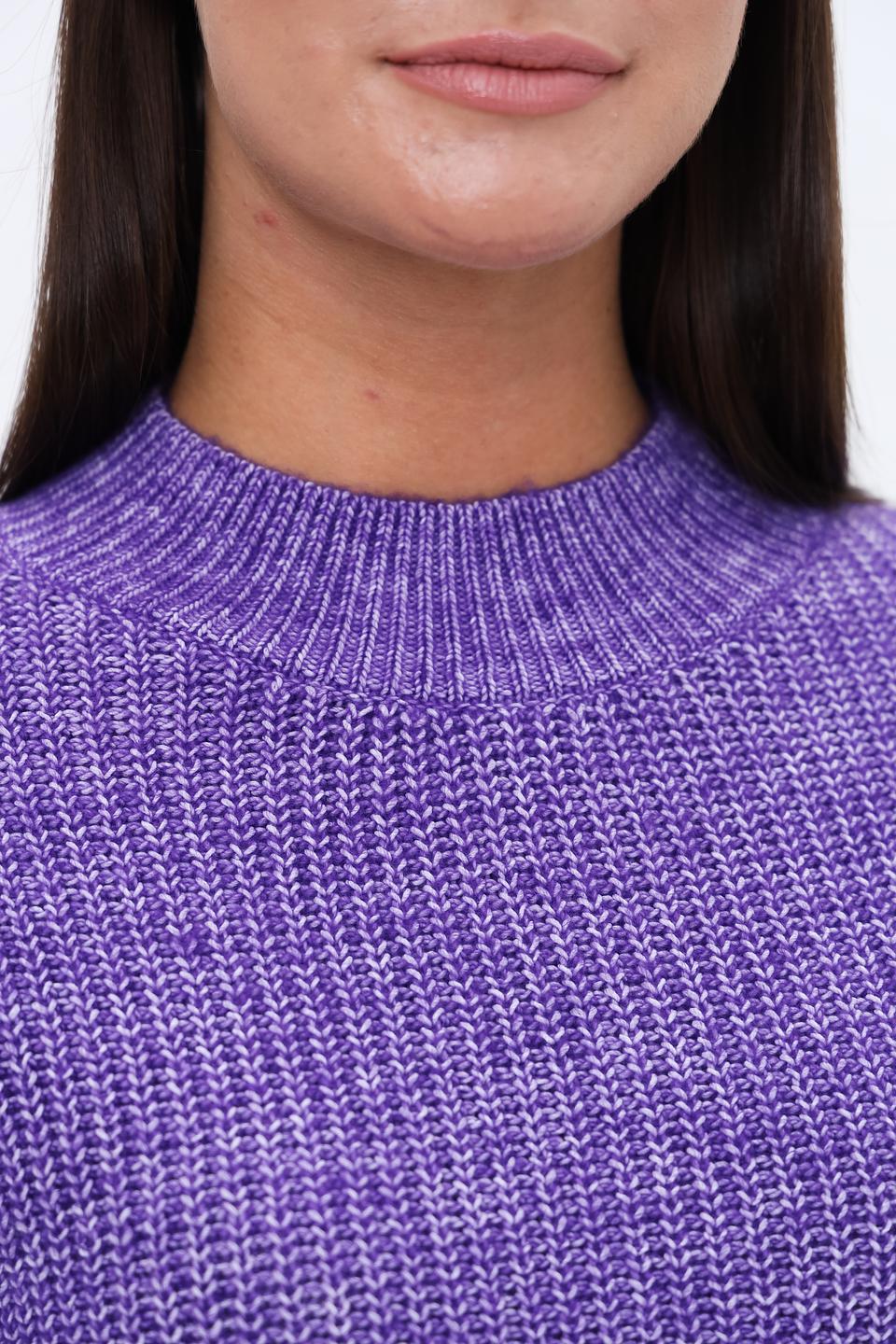 Пуловер Tom Tailor denim фиолетовый