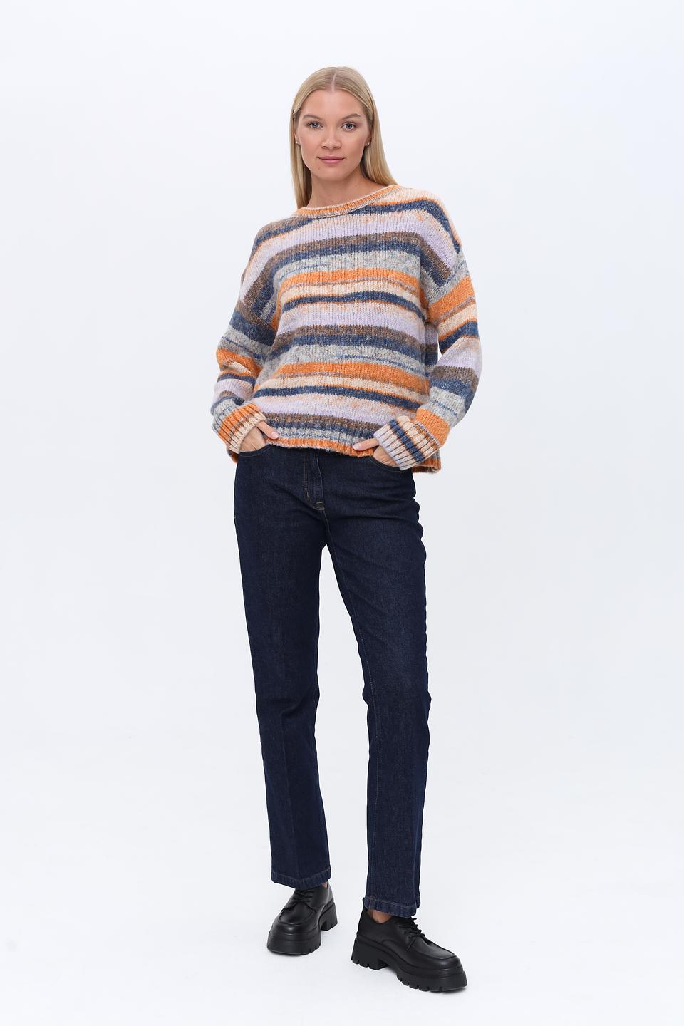 Пуловер More and More в полоску