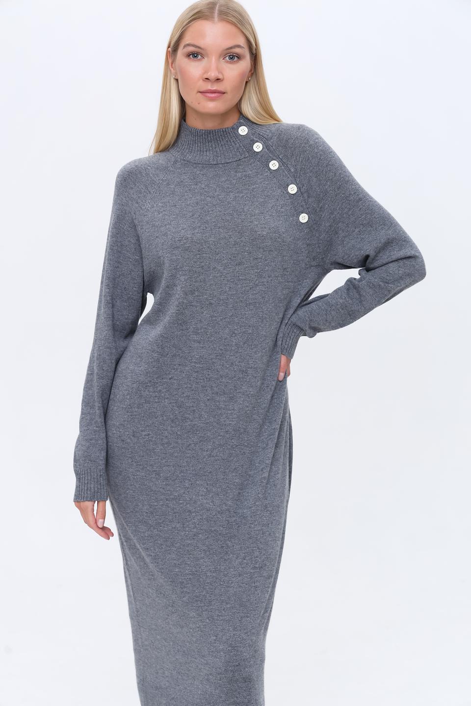 Платье Penny Black вязаное серое