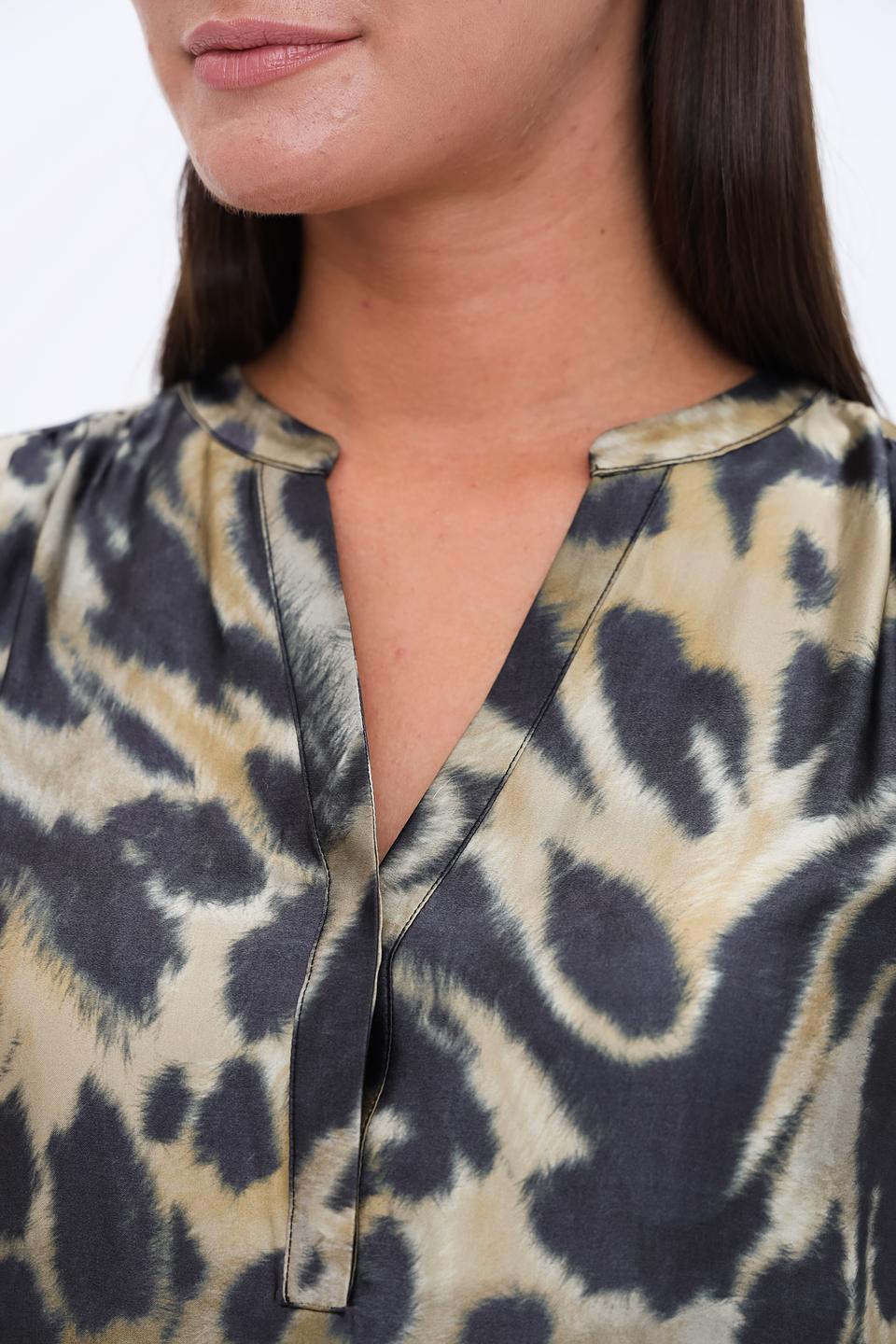 Блуза Catnoir с леопардовым принтом