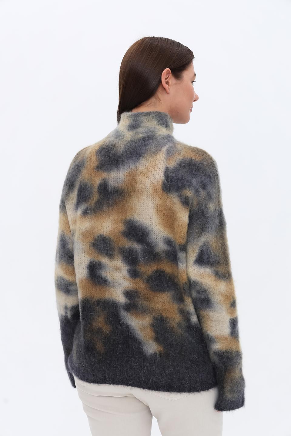 Пуловер Catnoir с узором мрамор