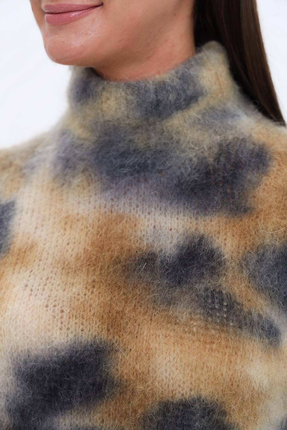 Пуловер Catnoir с узором мрамор