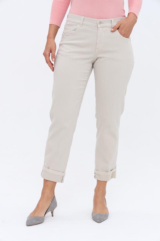 Джинсы Angels укороченные бежевые