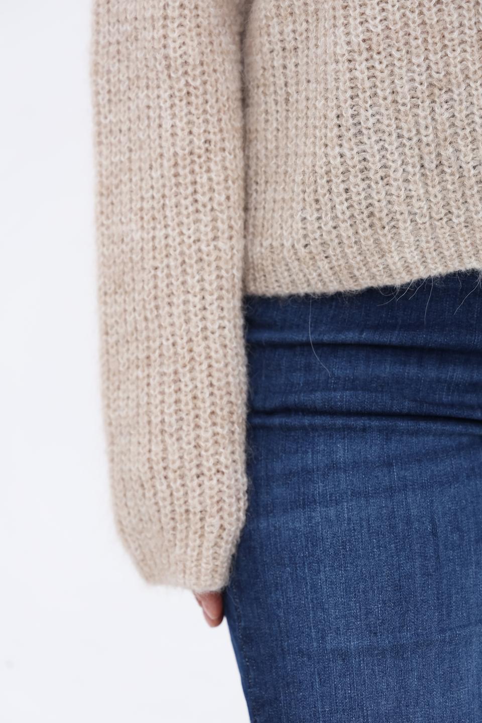 Пуловер SE Stenau бежевый