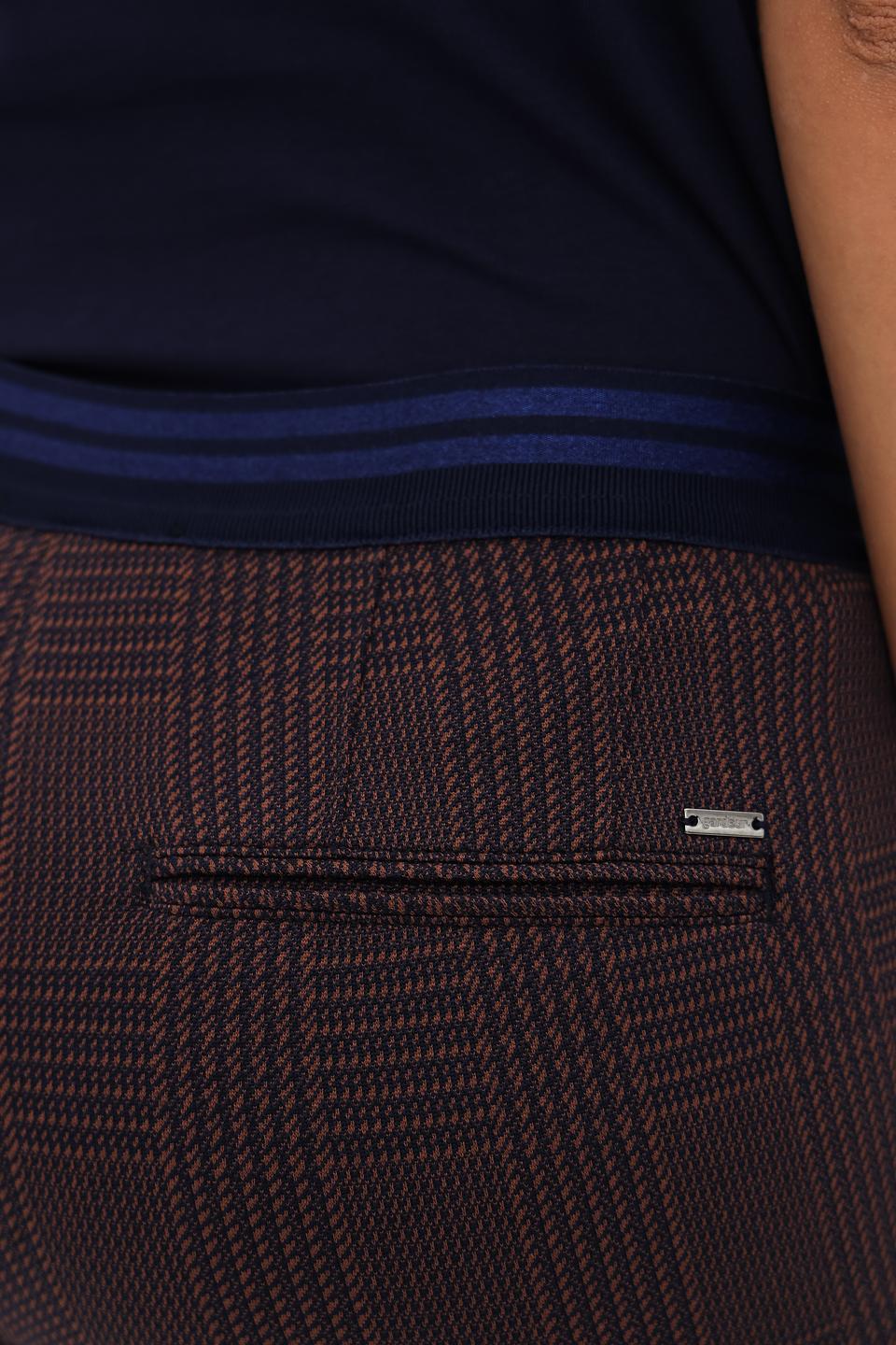 Брюки Gardeur в клетку коричневые