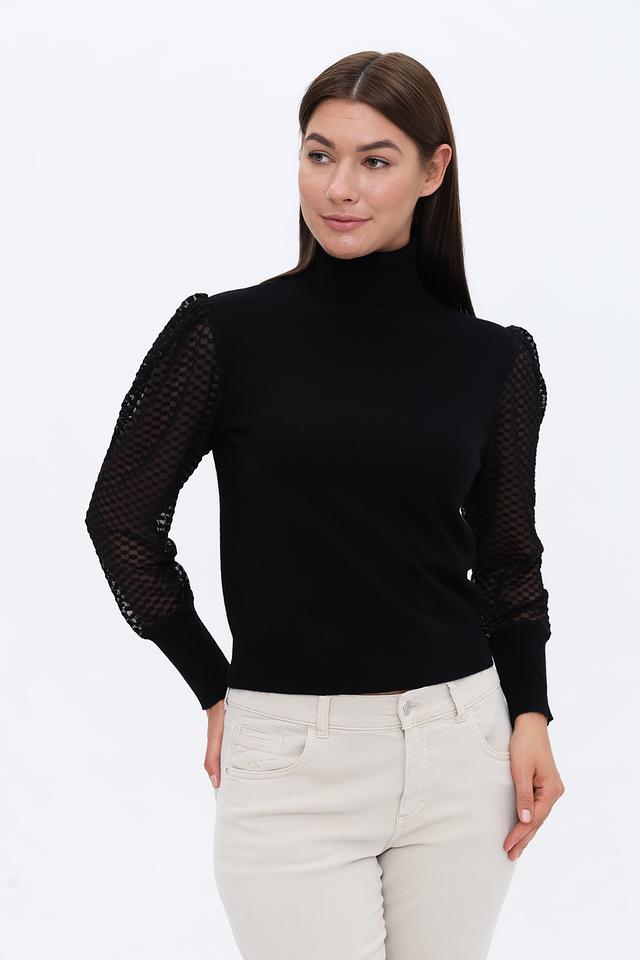 Водолазка Catnoir с сетчатыми рукавами