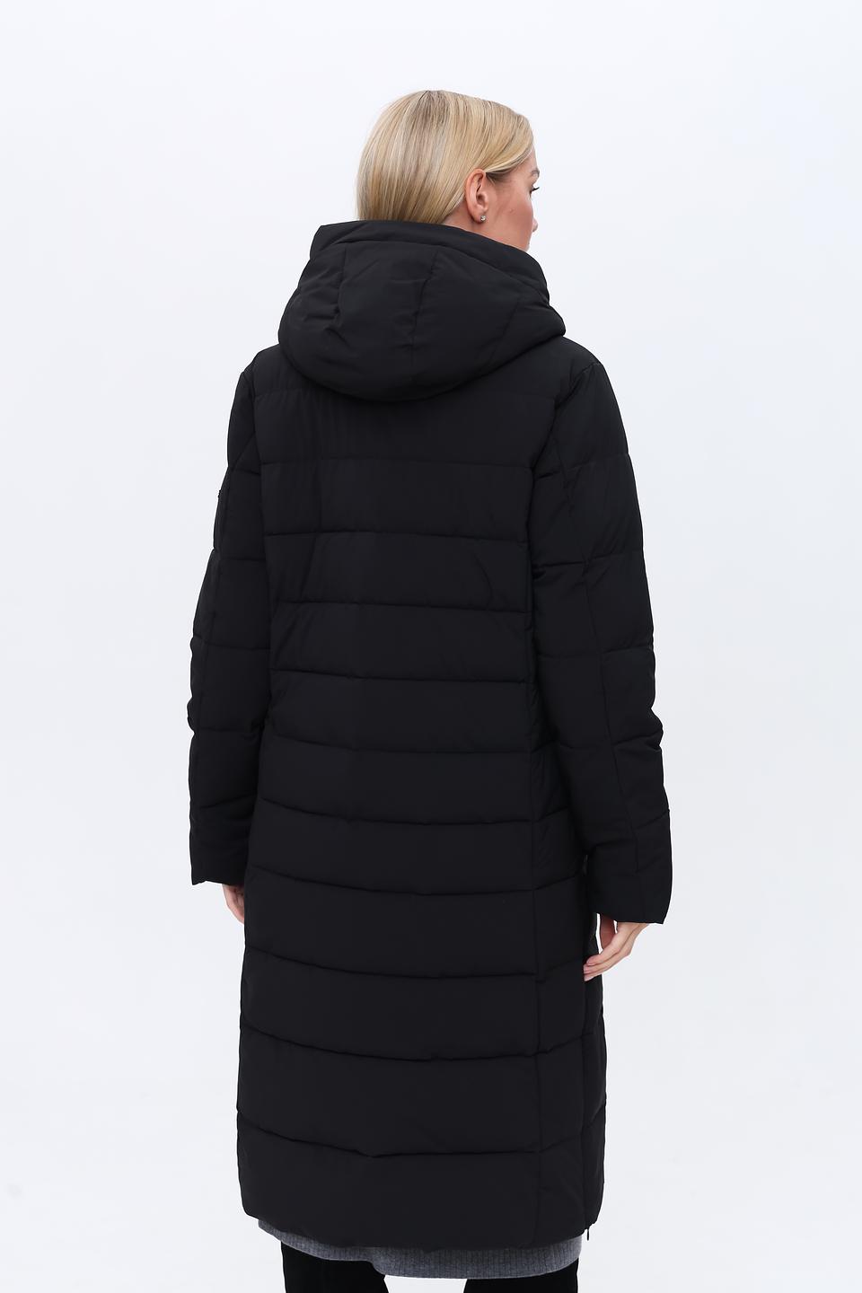 Пальто Cinque стеганое чёрное