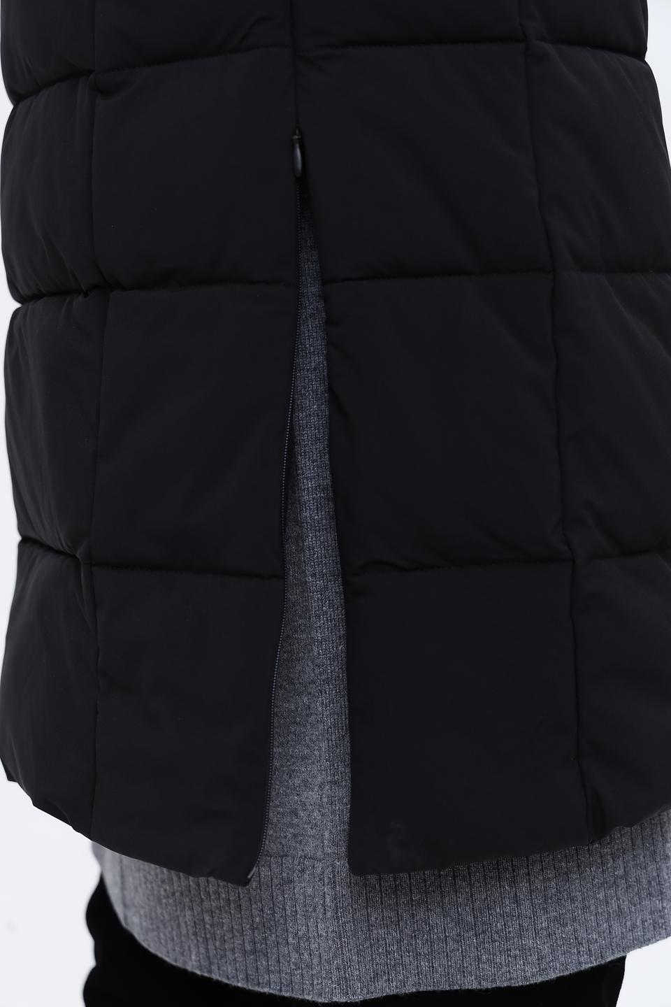 Пальто Cinque стеганое чёрное