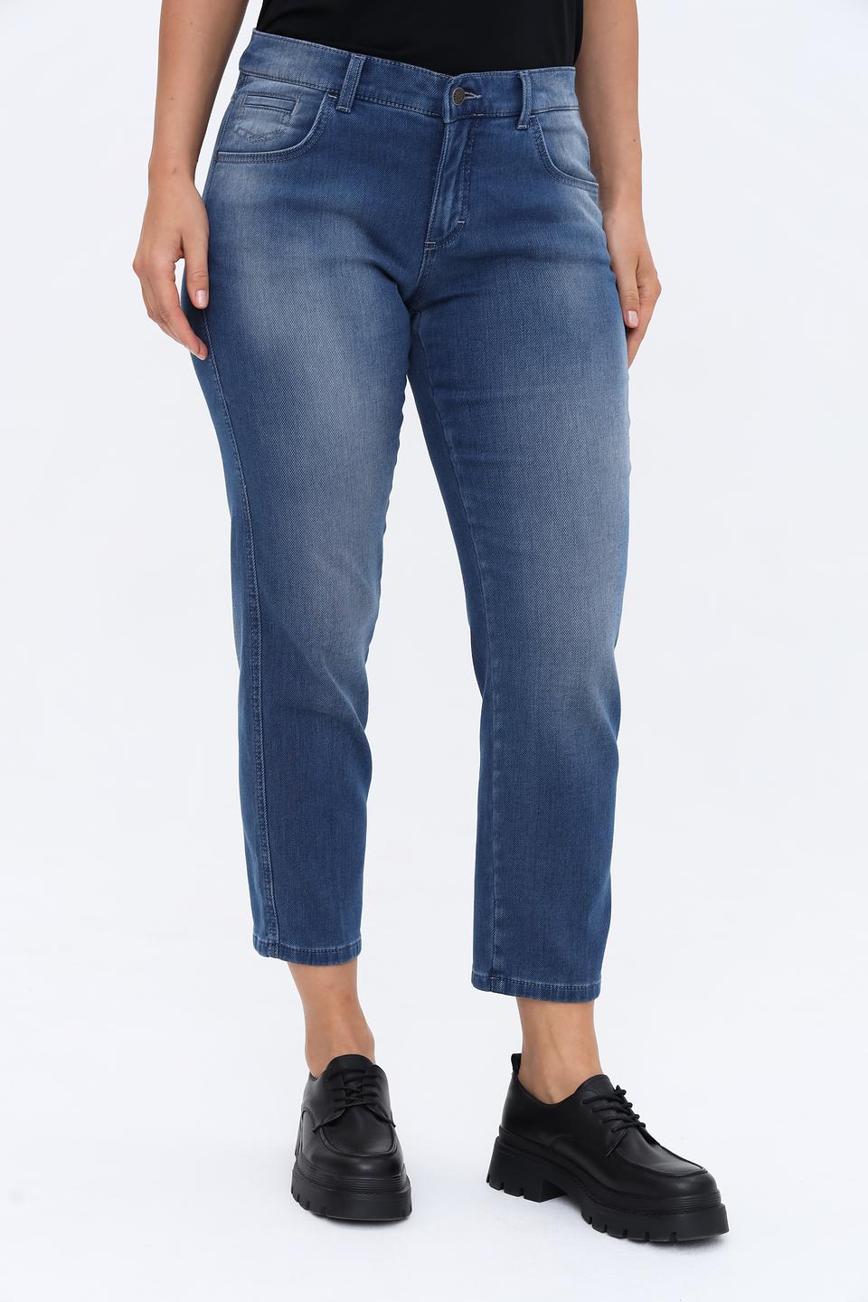 Джинсы Angels укороченные синие