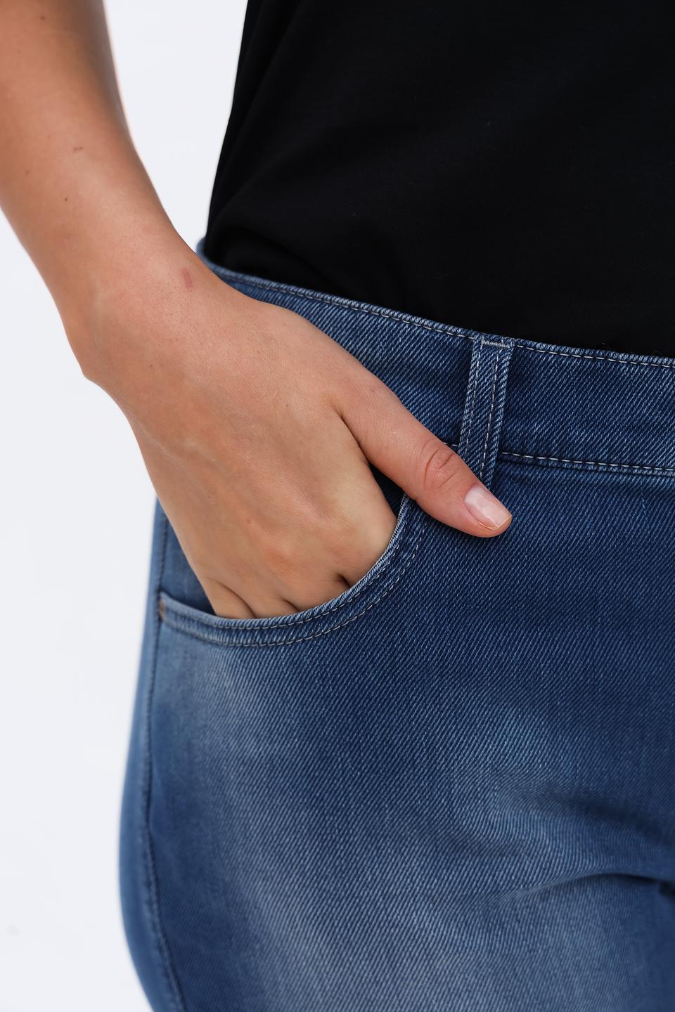 Джинсы Angels укороченные синие