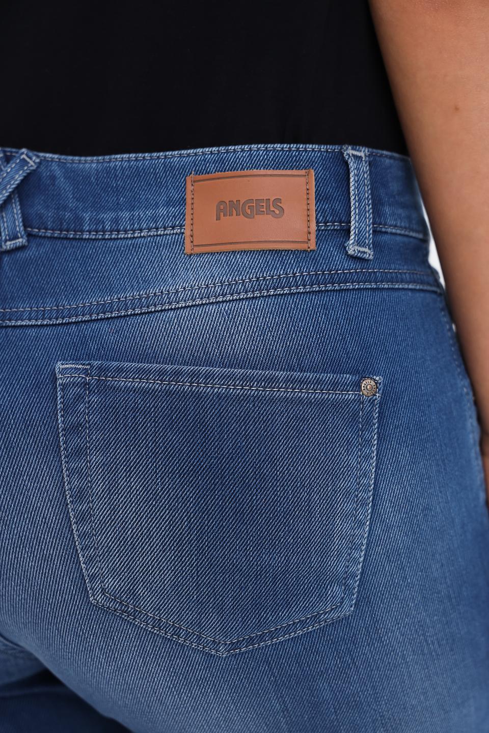 Джинсы Angels укороченные синие