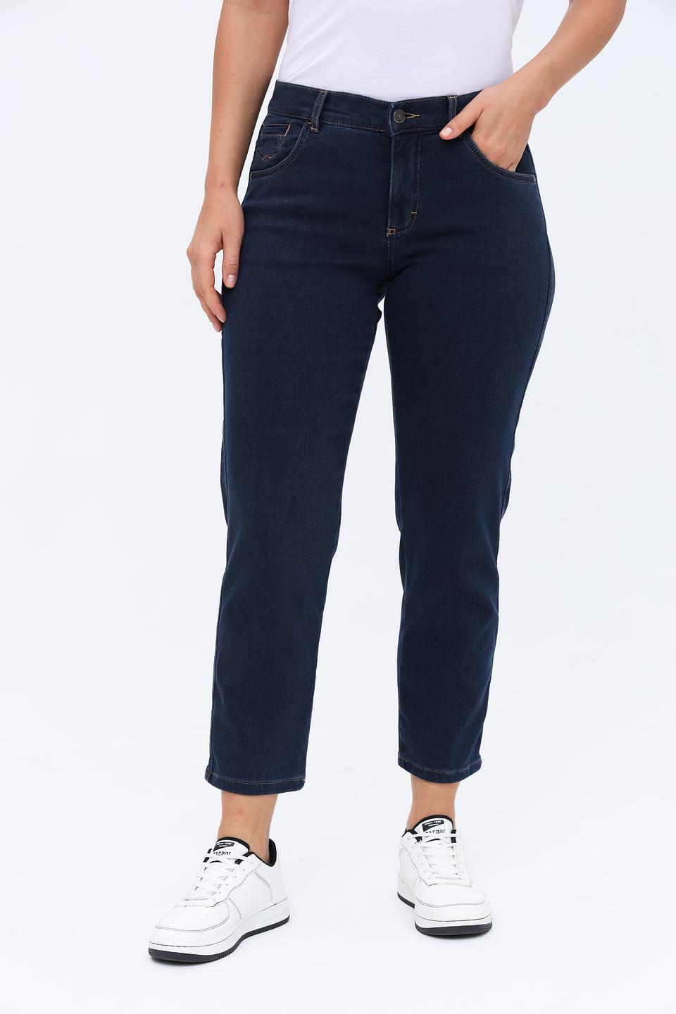 Джинсы Angels укороченные тёмно-синие