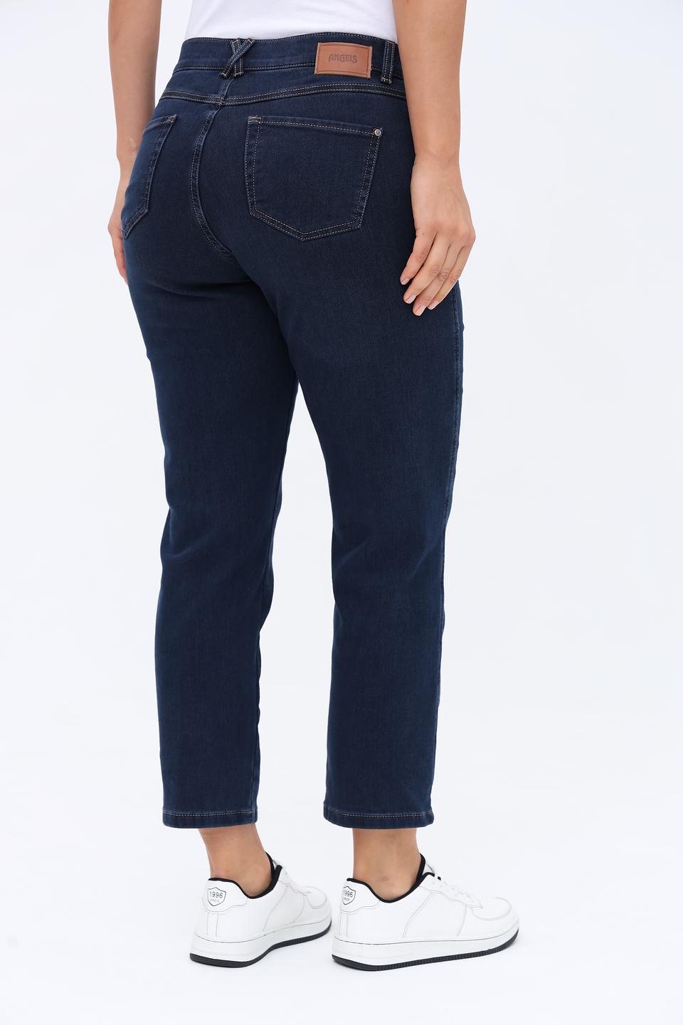 Джинсы Angels укороченные тёмно-синие