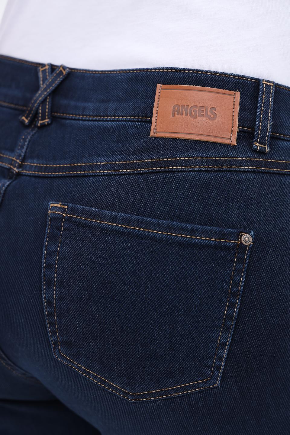 Джинсы Angels укороченные тёмно-синие