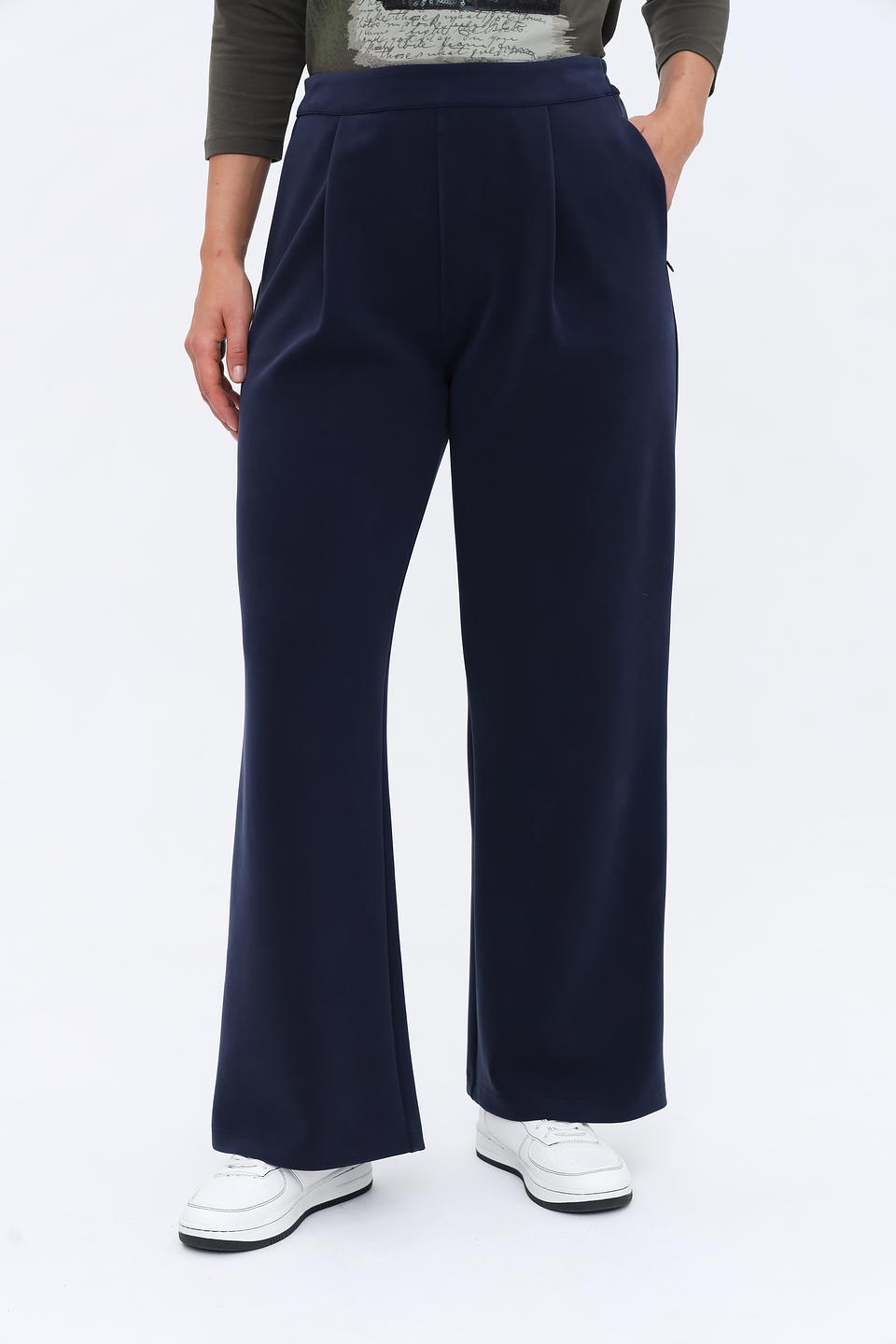 Брюки палаццо You Just White синие