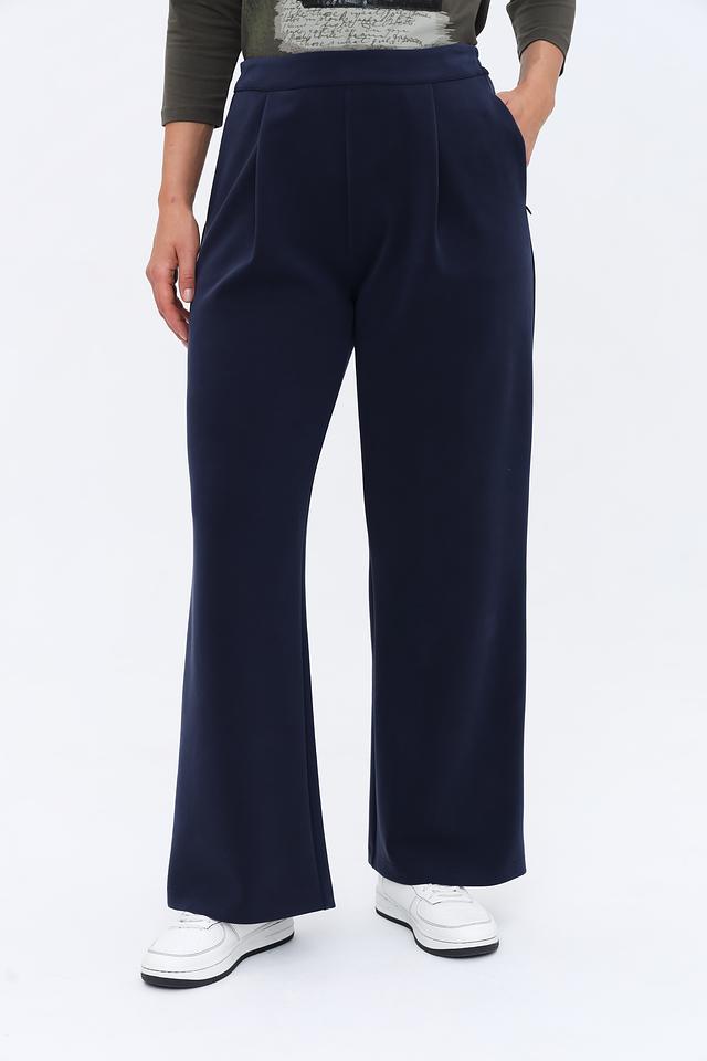Брюки палаццо You Just White синие