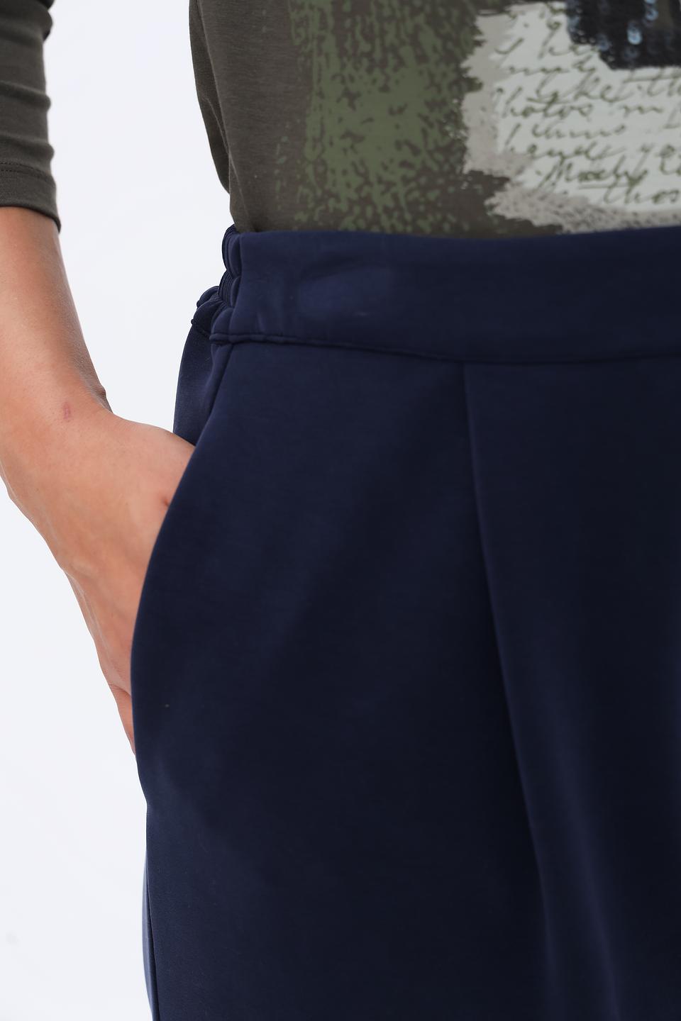 Брюки палаццо You Just White синие