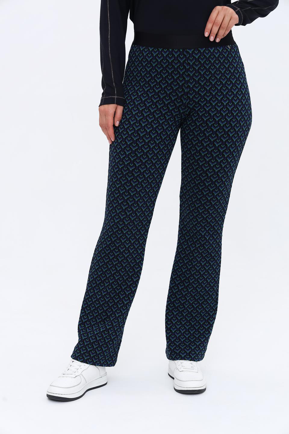 Брюки You Just White с принтом