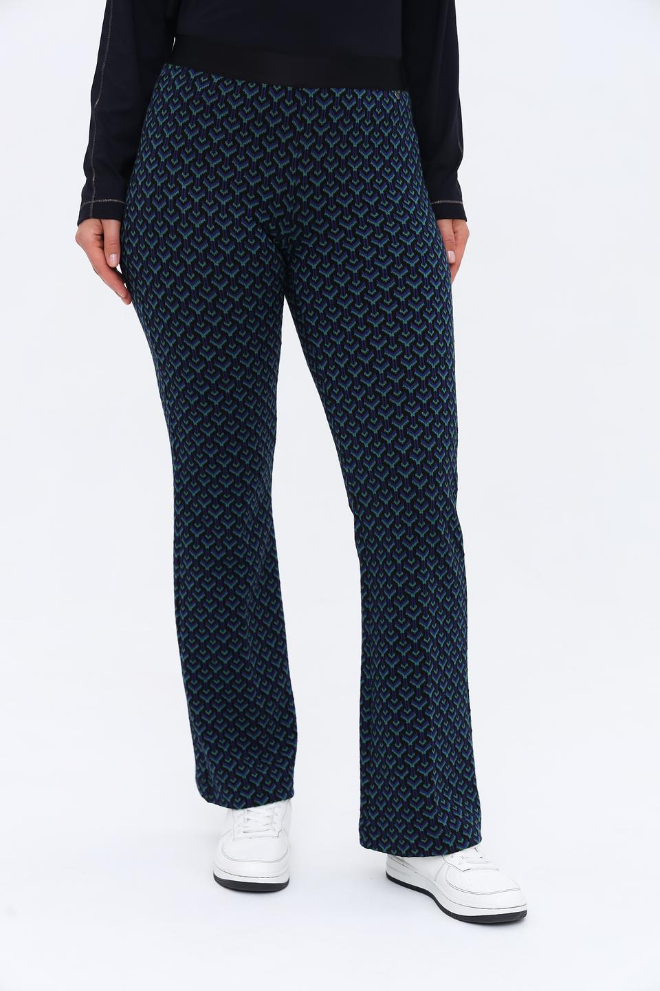 Брюки You Just White с принтом