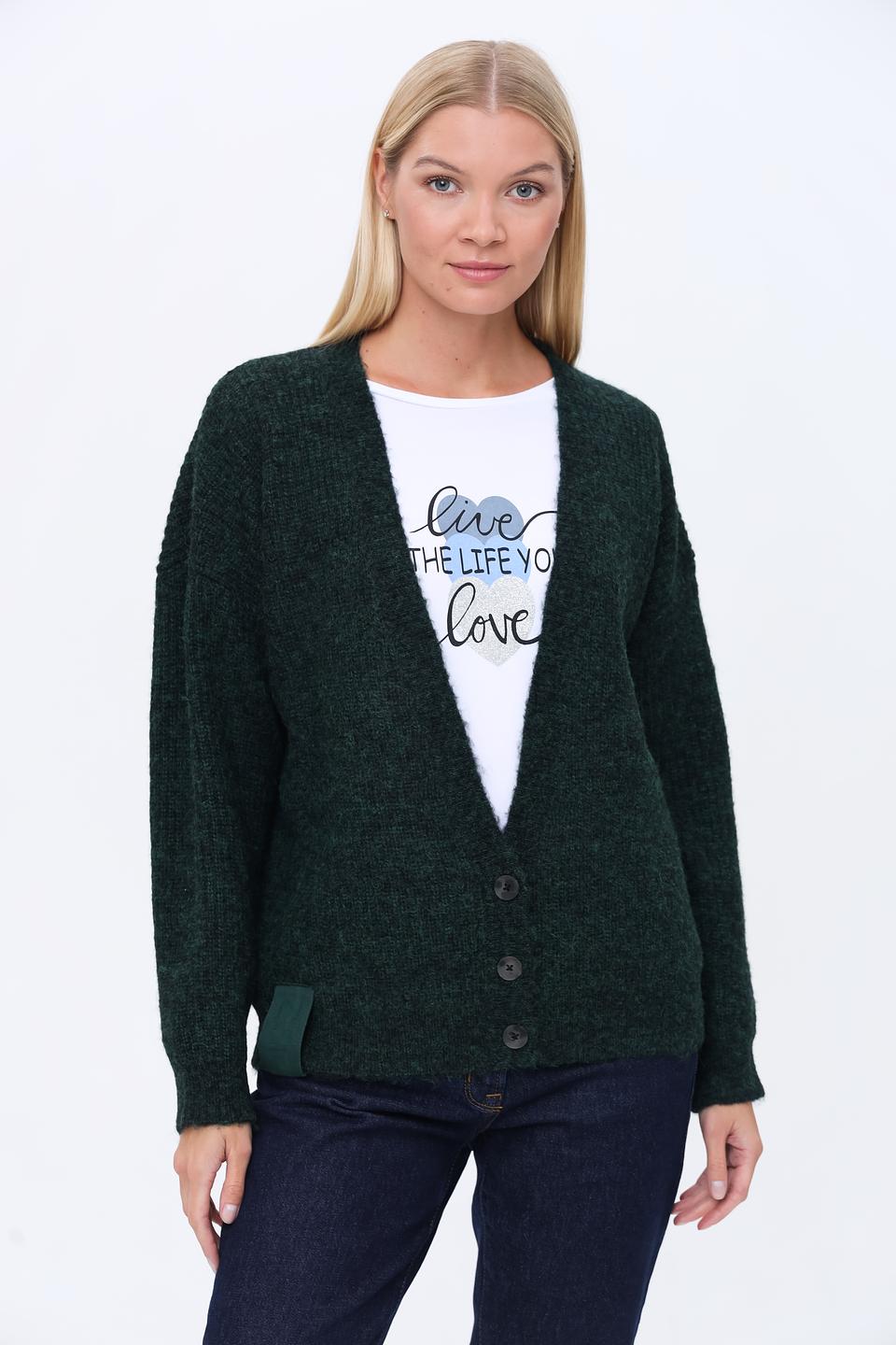 Кардиган Zhrill зелёный