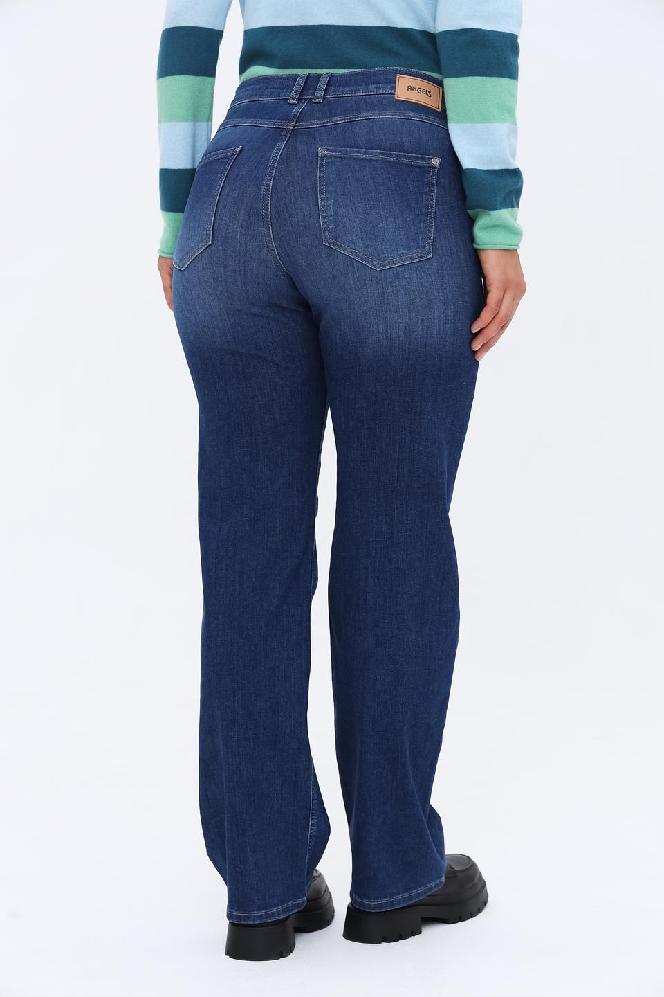 Джинсы Angels прямого кроя синие