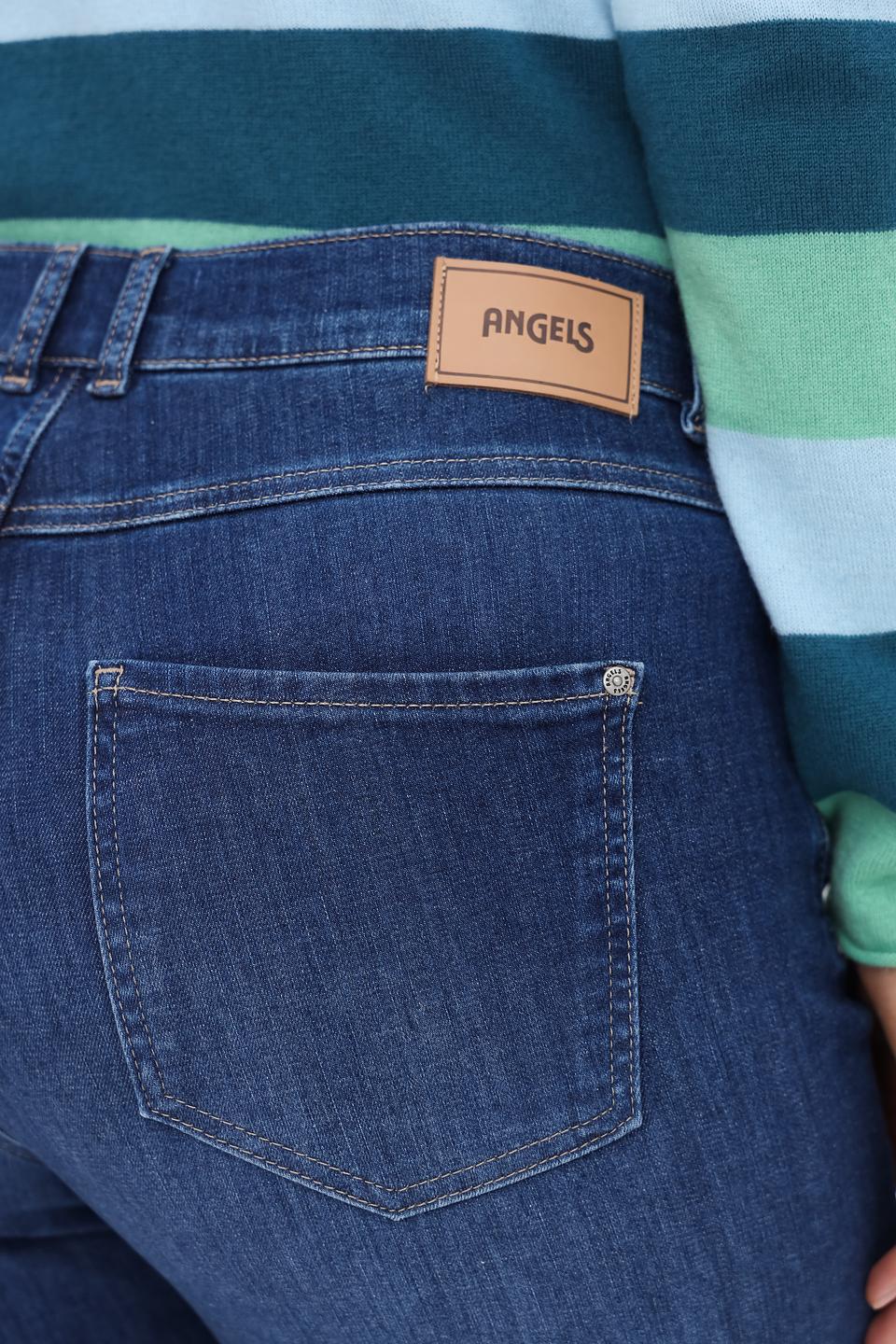 Джинсы Angels прямого кроя синие