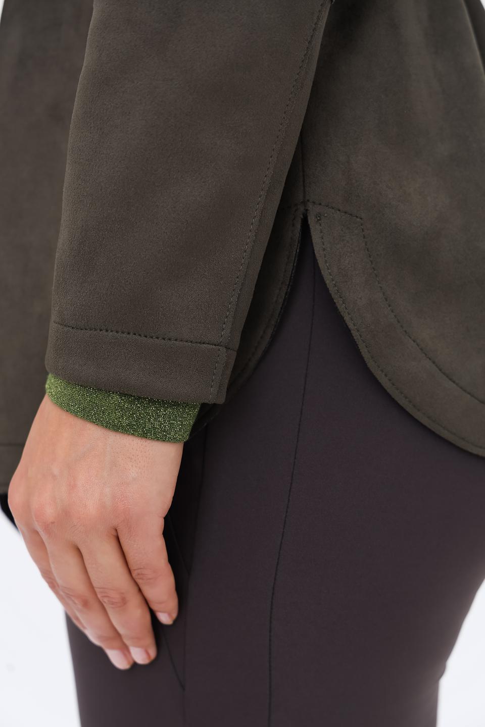 Жакет Bianca из экокожи хаки