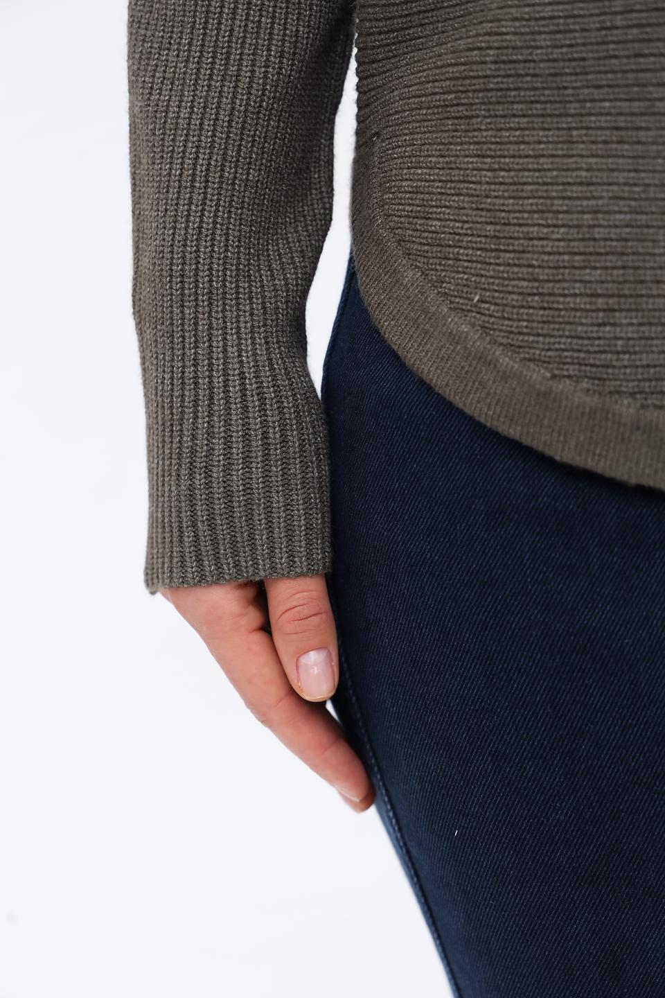 Кардиган Bianca вязаный хаки