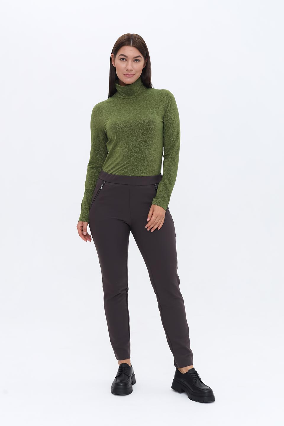 Водолазка Marc Cain с блеском, оливковый