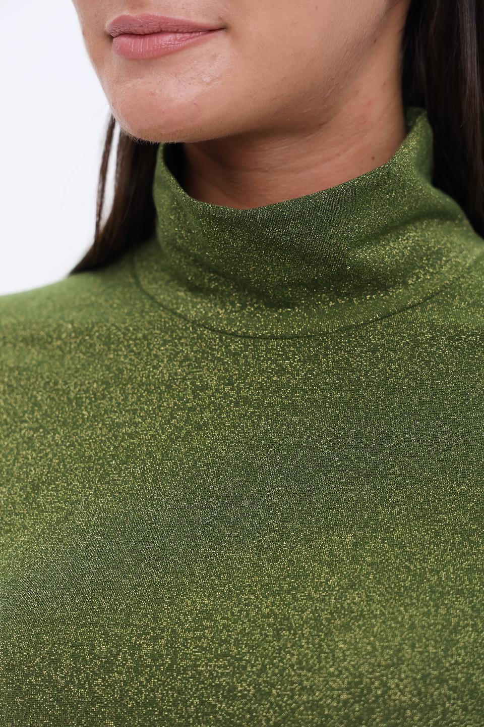 Водолазка Marc Cain с блеском, оливковый