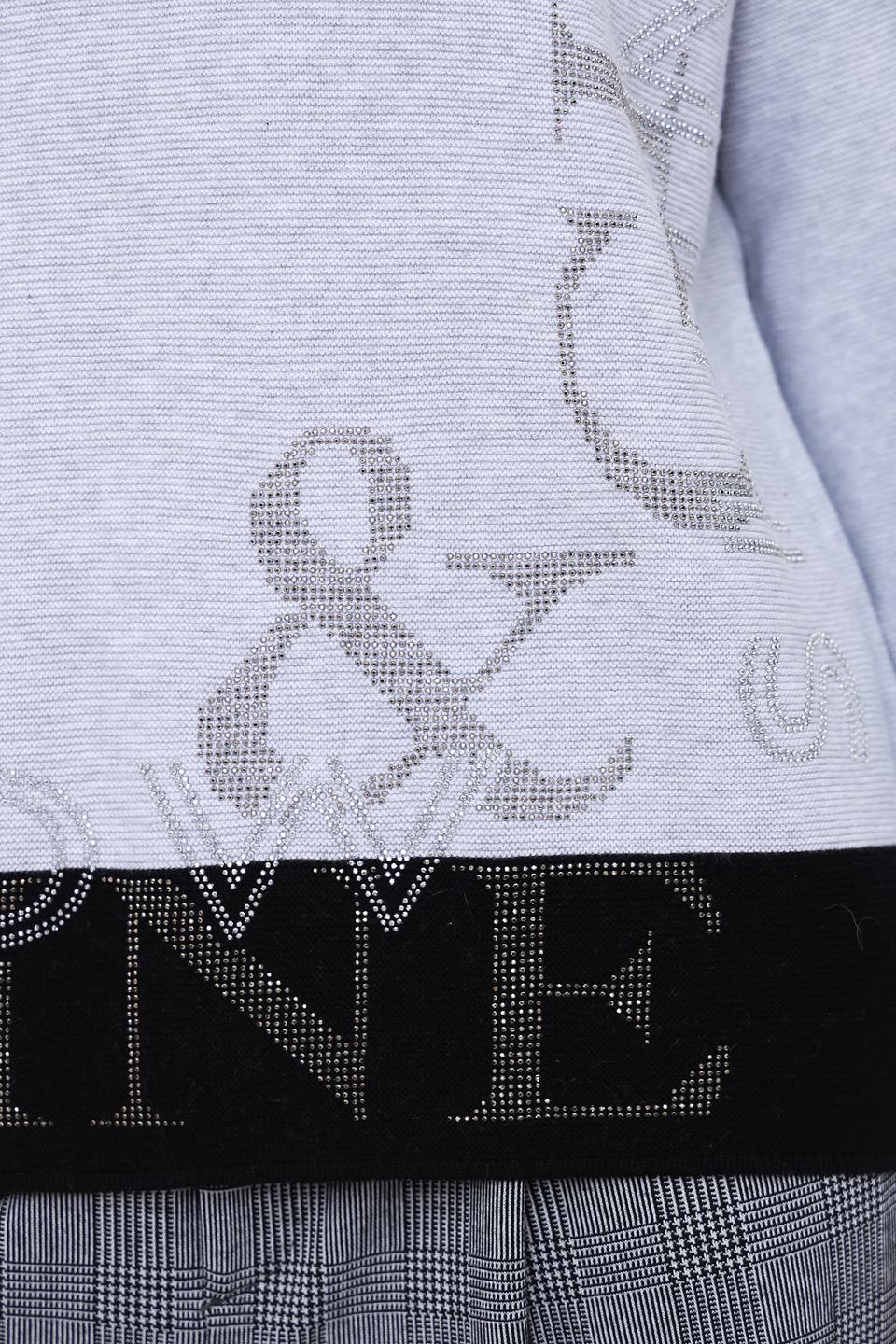 Пуловер Monari серый с декором